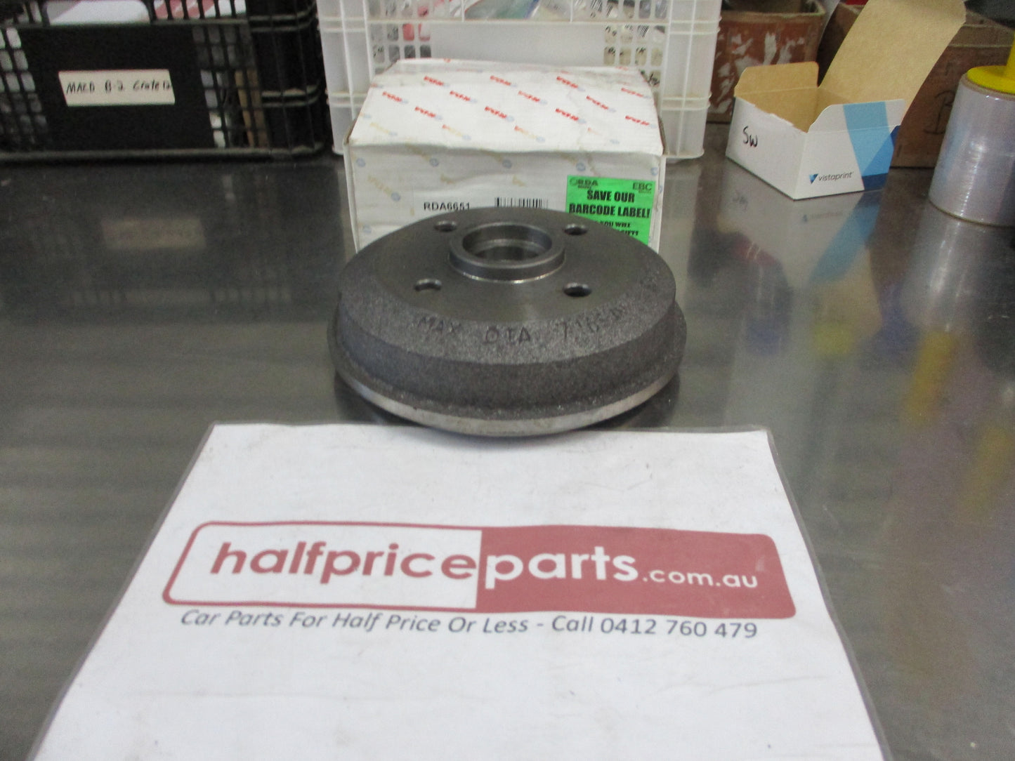 RDA Rear Drum Brake (Single) Suits Mitsubishi RB RC RD RE Colt New Part