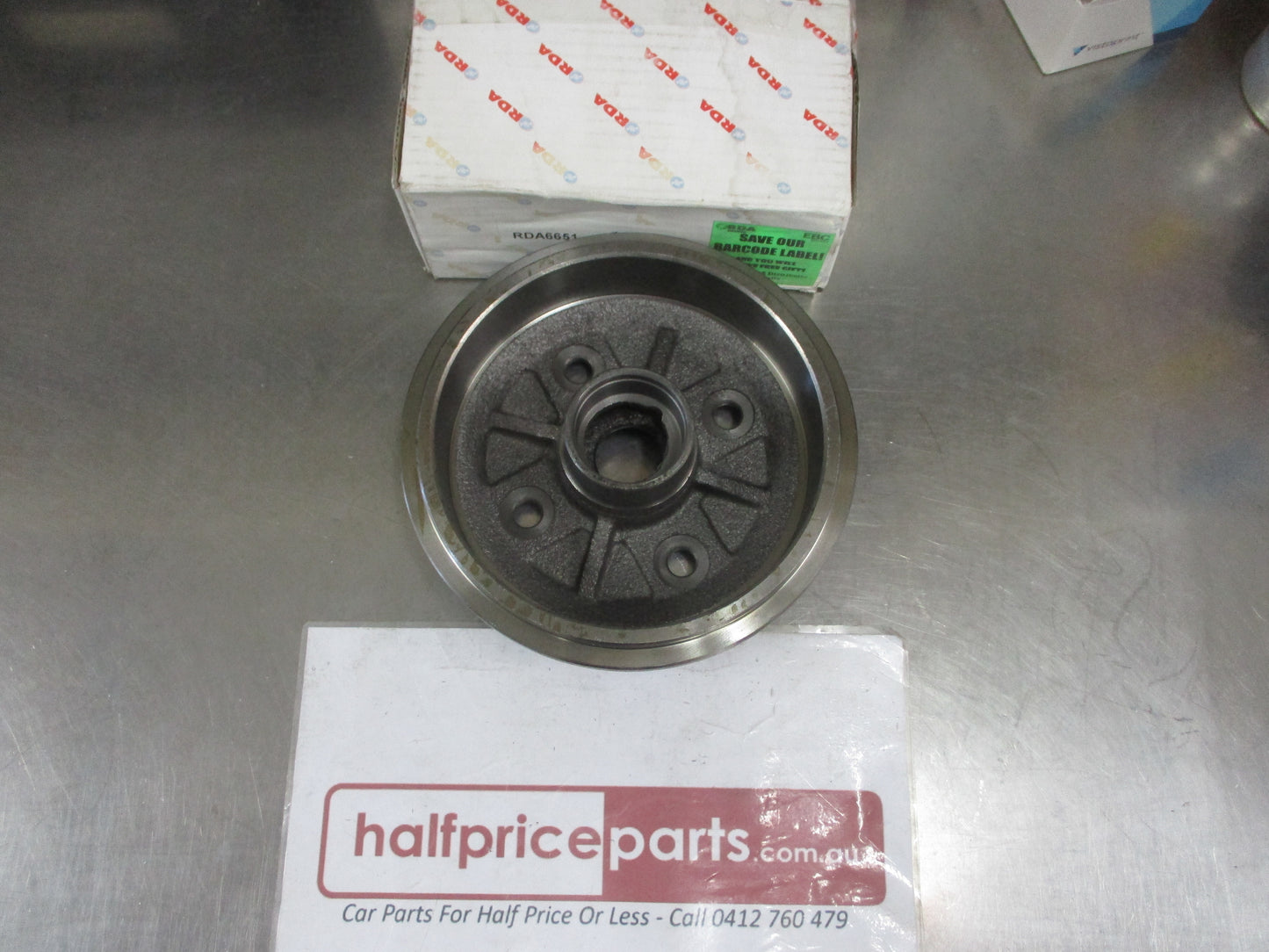 RDA Rear Drum Brake (Single) Suits Mitsubishi RB RC RD RE Colt New Part