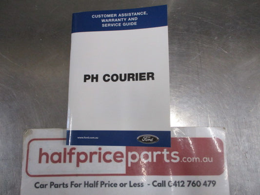 Ford PG/PH Courier Genuine Service And Warranty Book New Part