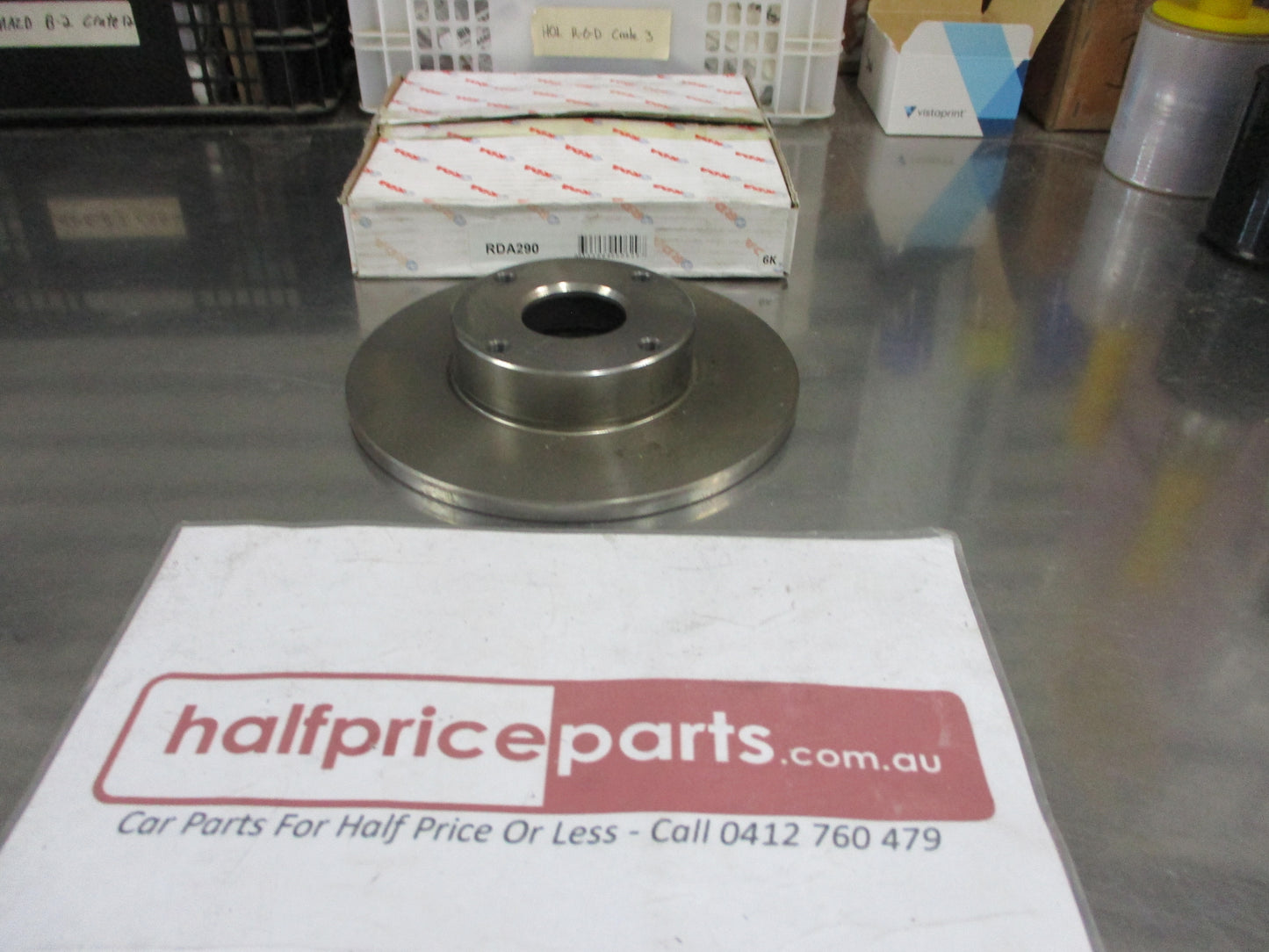 RDA Front Disc Brake Rotors (Single) Suits Daihatsu Charade G11 New Part