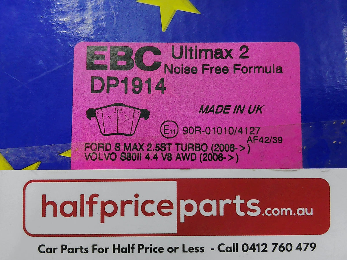 EBC Front Disc Brake Pad Set Suits Ford Mondeo/Focus /Volvo - New Part