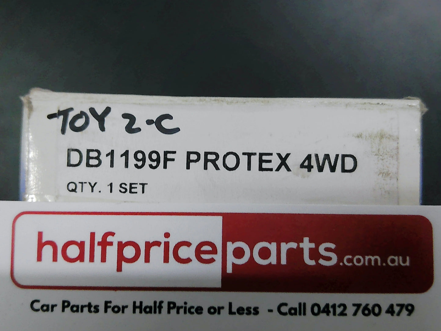 Protex Front Brake Pad Set Suits Toyota Landcruiser New Part