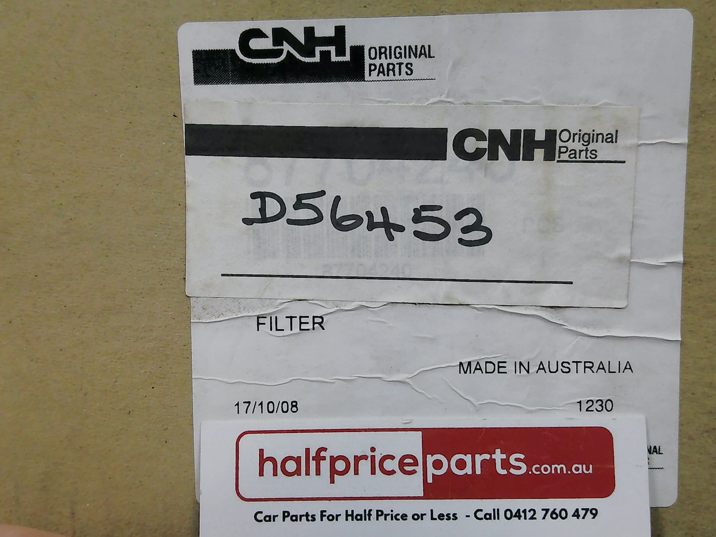 CNH Genuine Outer Air Filter Suits New Holland/Case New Part