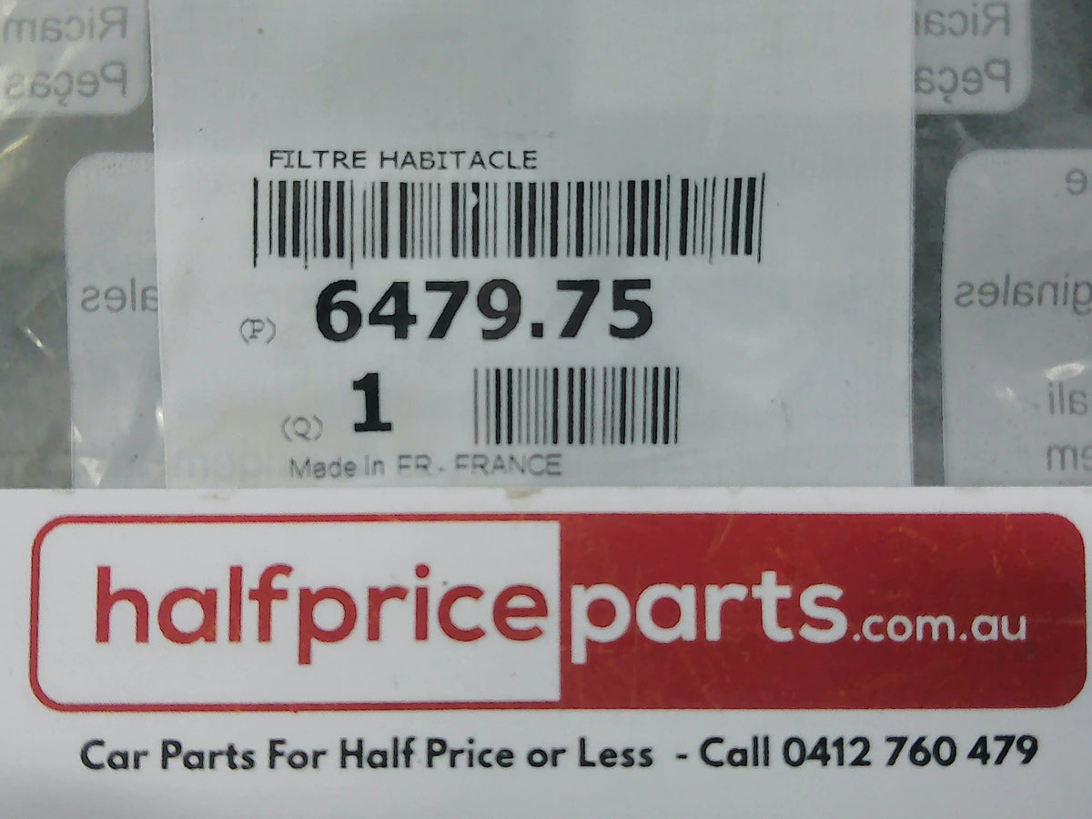 Peugeot/Citroen Genuine Cabin Filter New Part