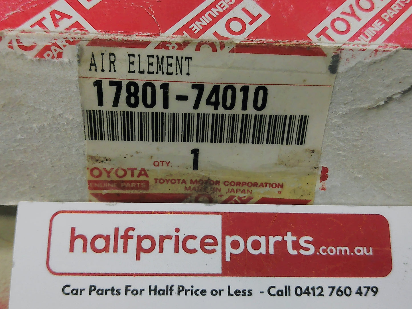 Toyota Camry/Corolla/Corona/Cressida/Celica Genuine Air Filter New Part