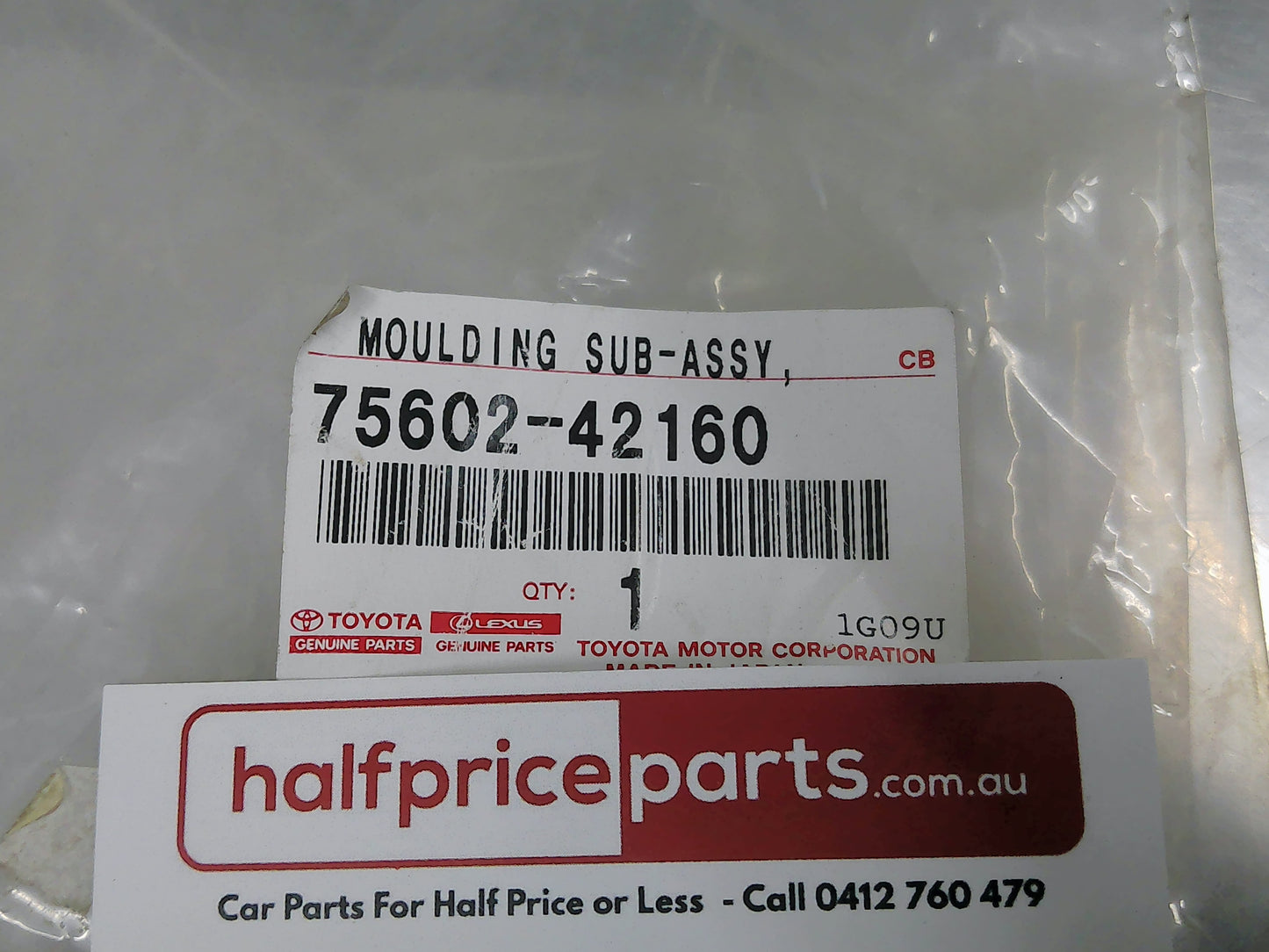 Toyota Rav4 Genuine Left Hand Front Flare Moulding New Part