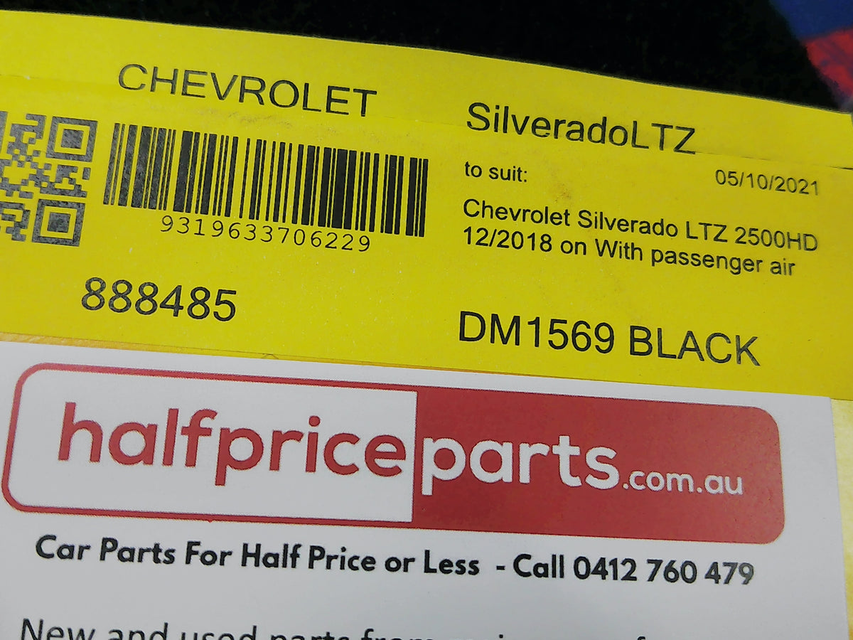 Shevron Dash Mat Suits Chevrolet Silverado LTZ/2500 New Part