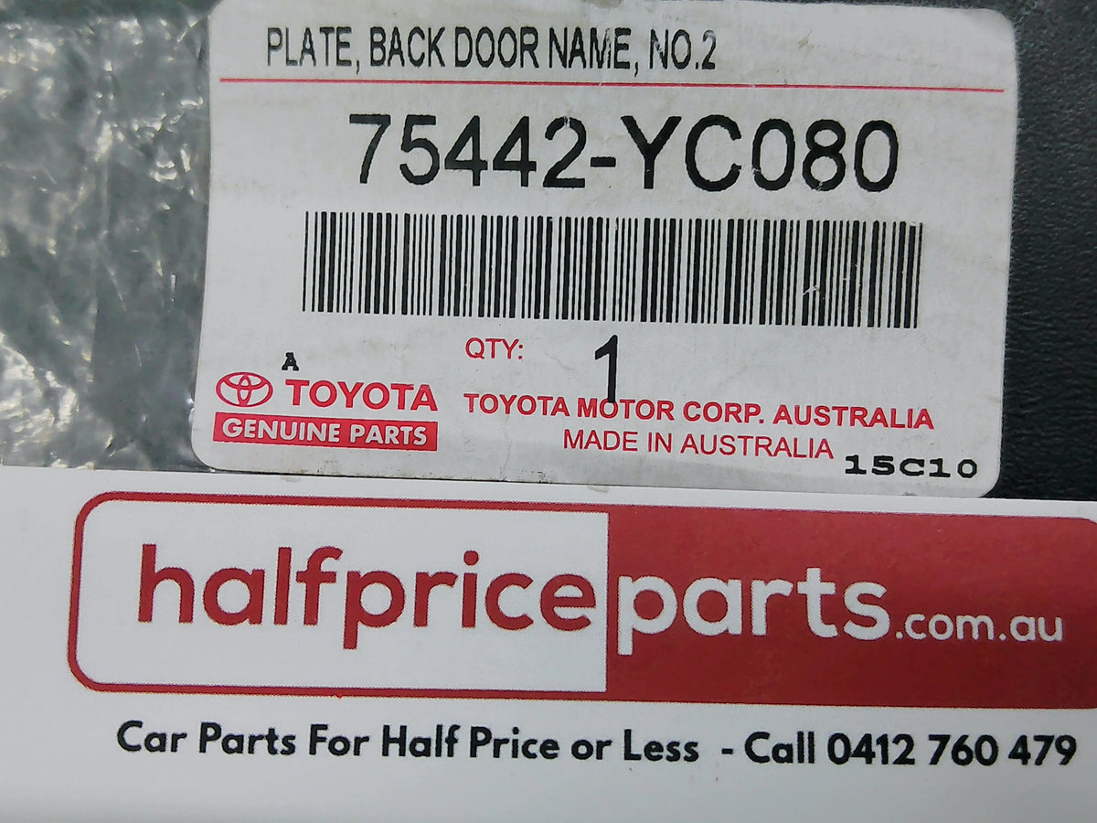 Toyota Camry Atara Genuine Rear Boot Lid Decal Badge New Part