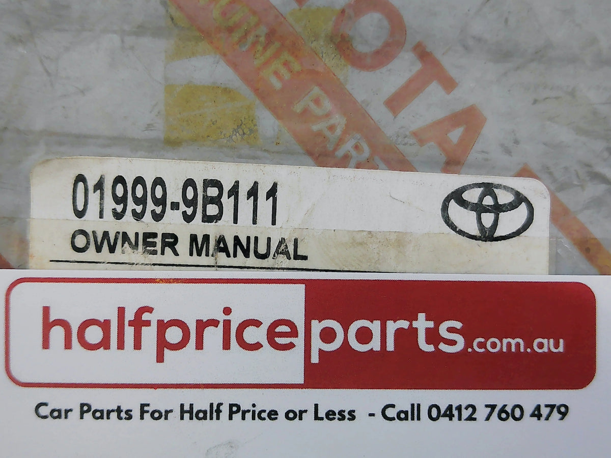 Toyota Camry Genuine Owners Manual New Part