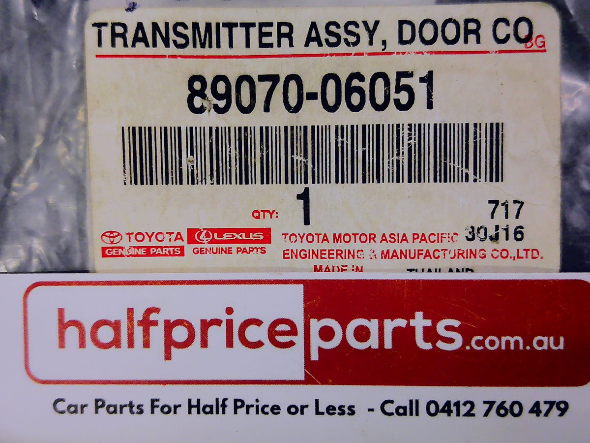 Toyota Camry Genuine Blank Key/Remote New Part