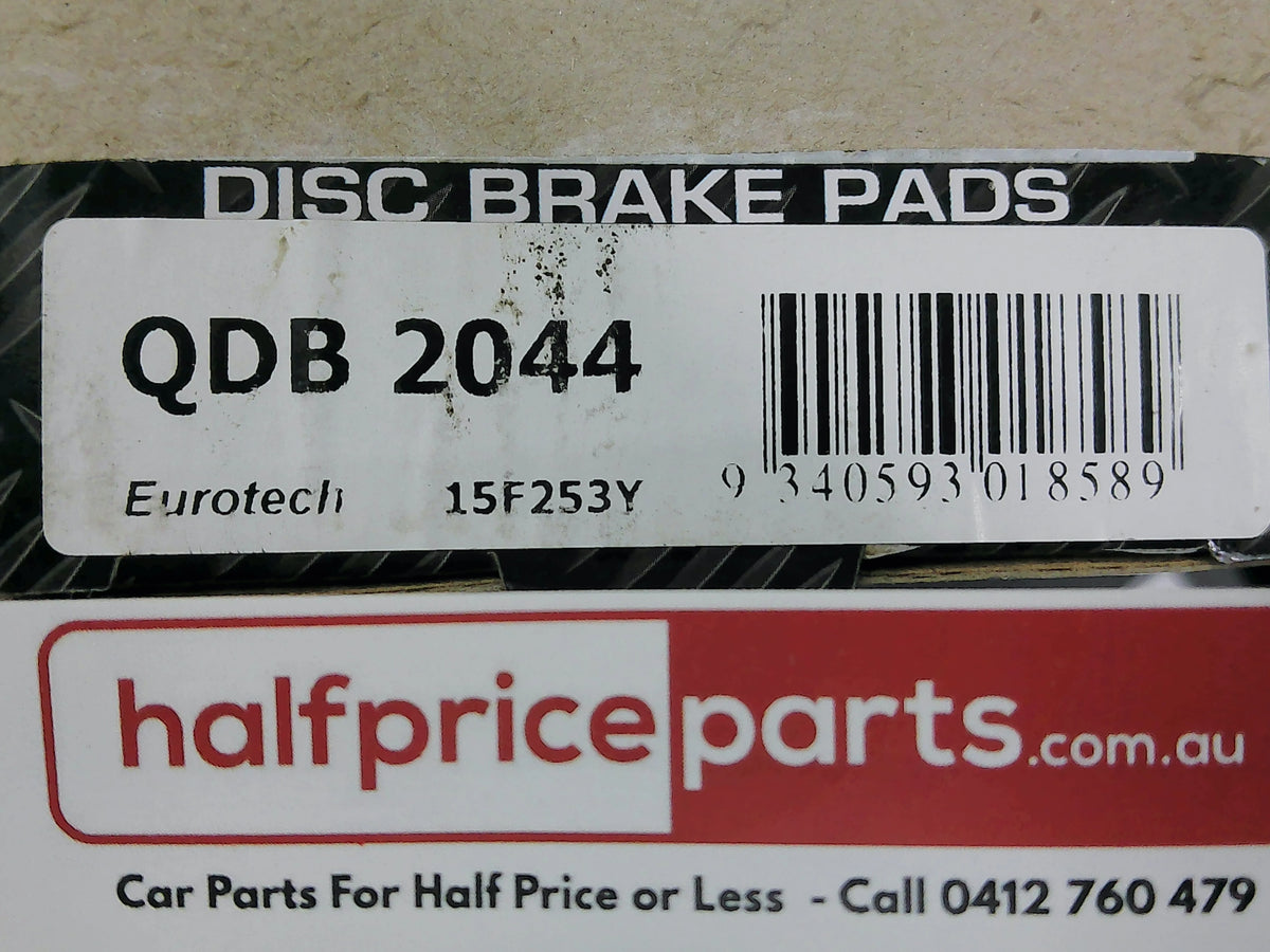 QFM Eurotech Ceramic Rear Brake Pad Set Suits Peugeot 307/Citroen C4 New Part