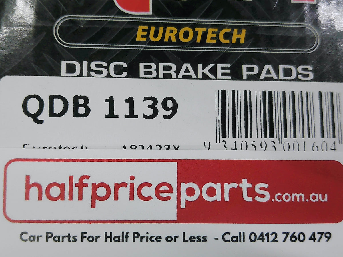 QFM Eurotech Front Brake Pad Set Suits VW Transporter New Part