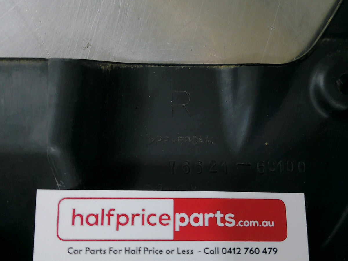 Toyota Landcruiser Prado Genuine Right Hand Front Mud Flap Used Part.