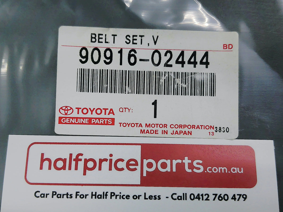 Toyota Coaster Genuine Fan/Air Conditioner Belt Set New Part