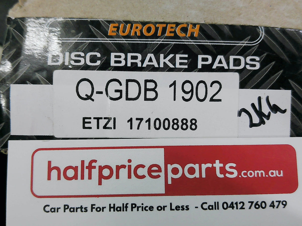 QFM Ceramic Eurotech Rear Brake Pad Set Suits Audi/Porsche New Part