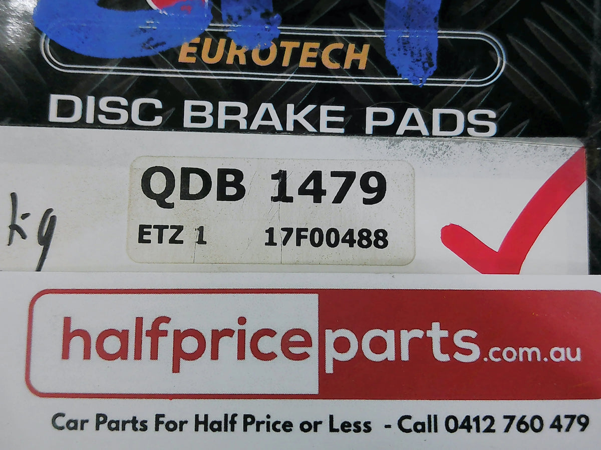QFM Eurotech Ceramic Front Brake Pad Set Suits Jaguar X-Type/Ford Mondeo New Part