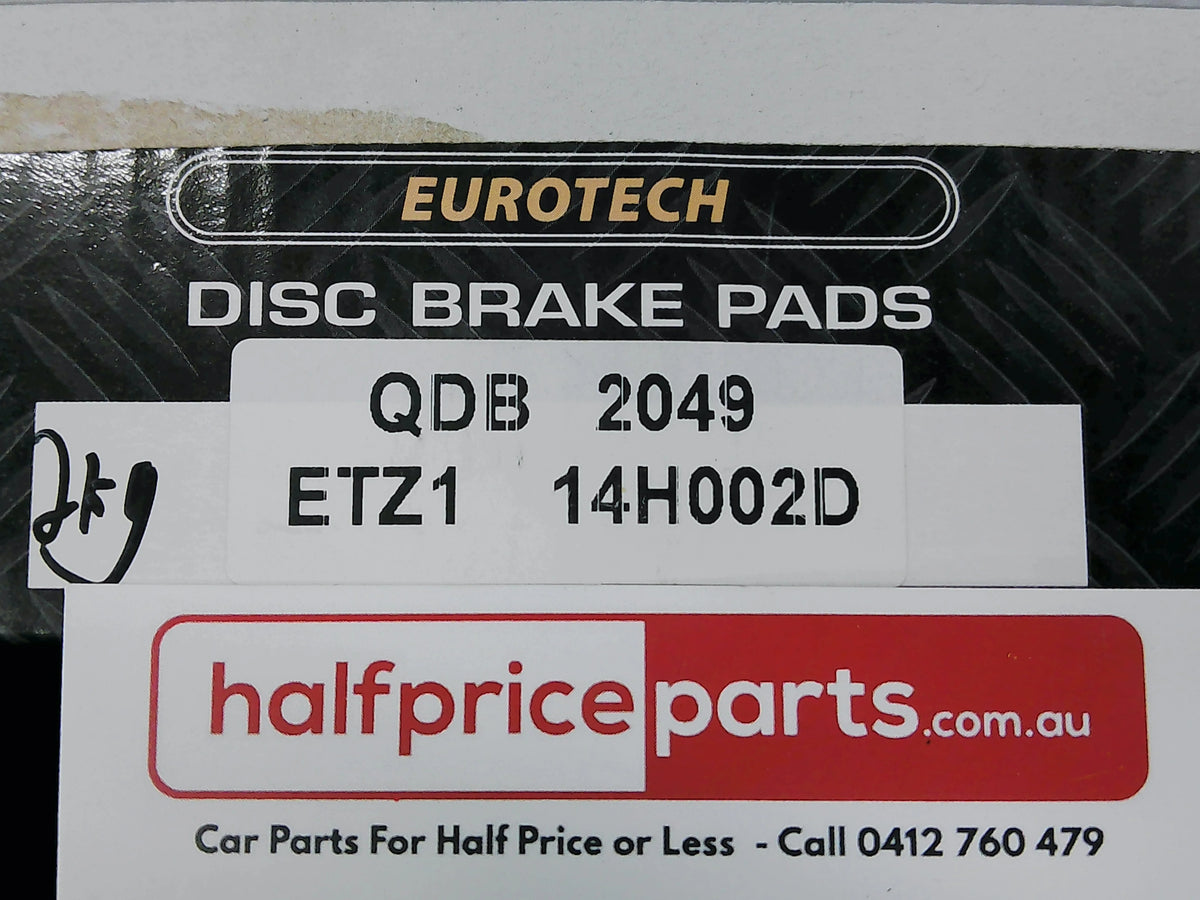 QFM Eurotech Ceramic Rear Brake Pad Set Suits Mercedes-Benz G/M/R/GL Class New Part