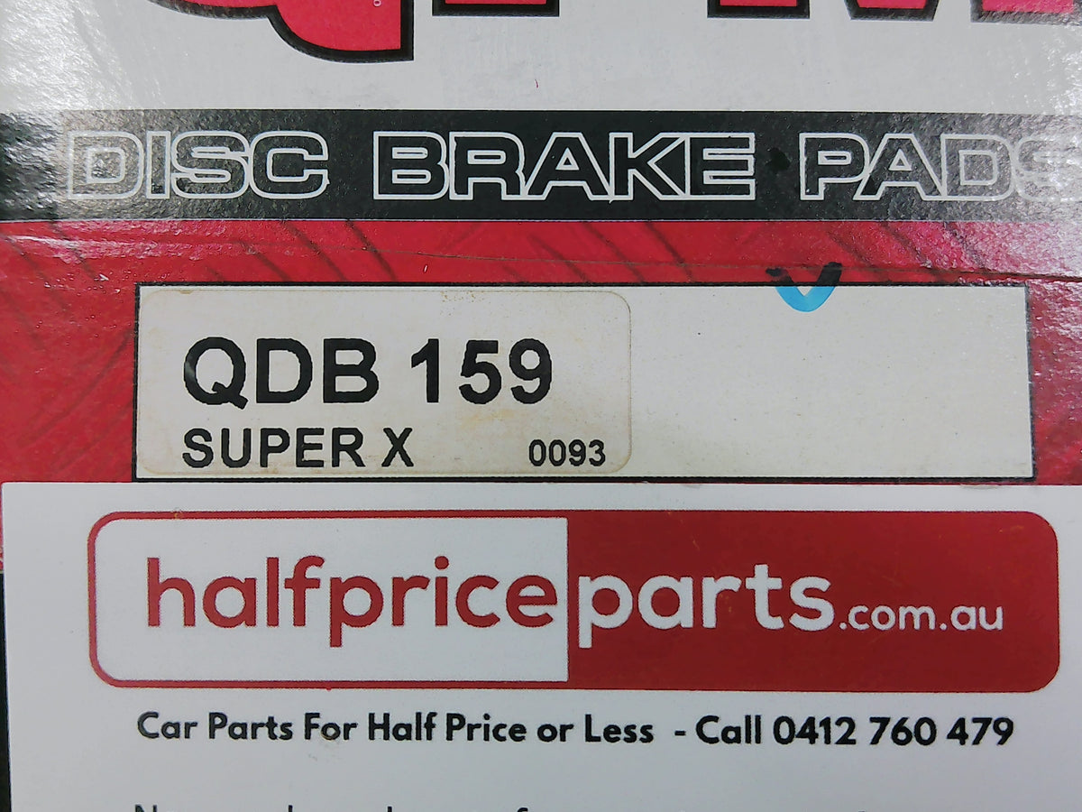 QFM Front Brake Pad Set Suits Daihatsu Charade New Part