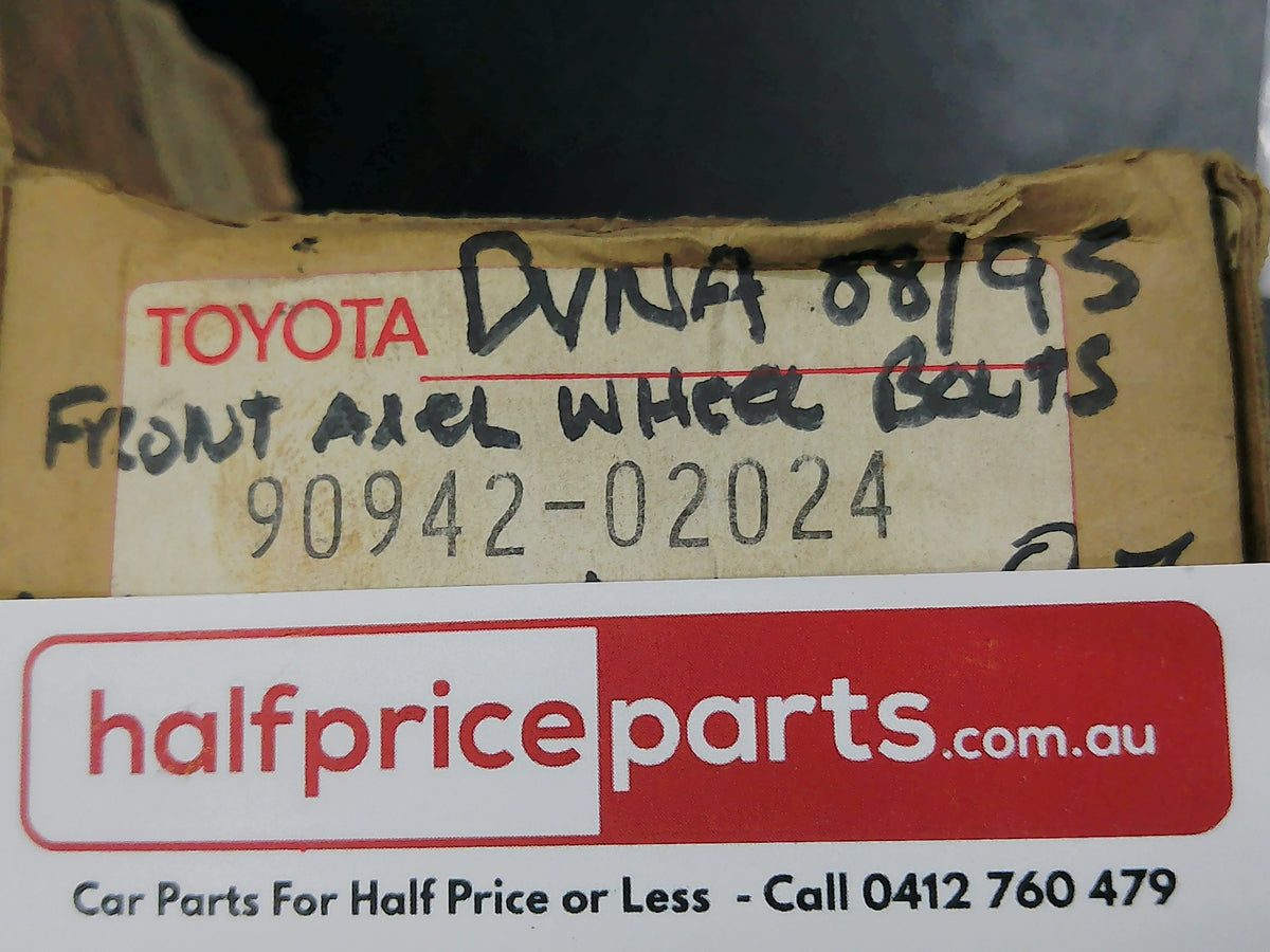 Toyota Dyna/Stout Genuine Front Axle Hub Bolts - 6 Pack - New Part