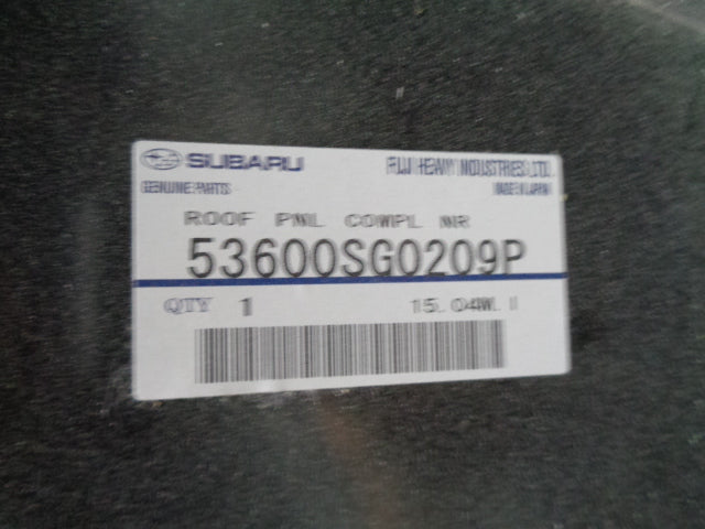 Subaru Forester Genuine Roof Panel New Part