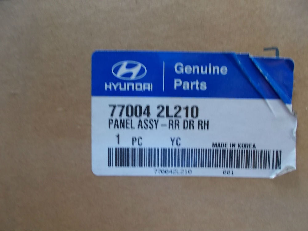 Hyundai Elantra Genuine Right Hand Rear Door New Part