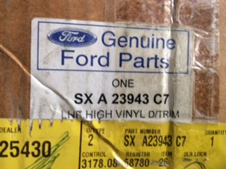 Ford SX/SY Territory genuine Left Hand Front Door Card New Part