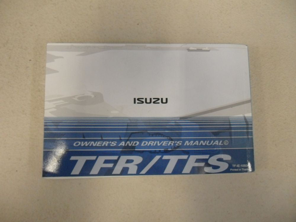 Isuzu TFR/TFS Service Manual New Part
