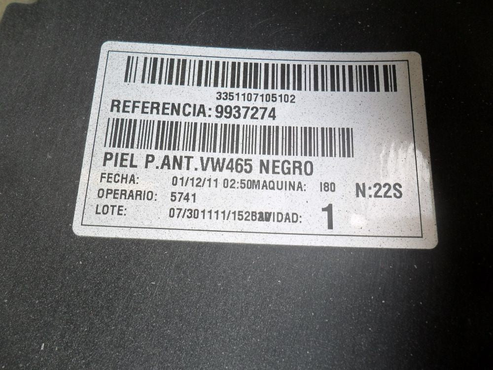 VW EOS Front Bumper Bar Cover New Genuine