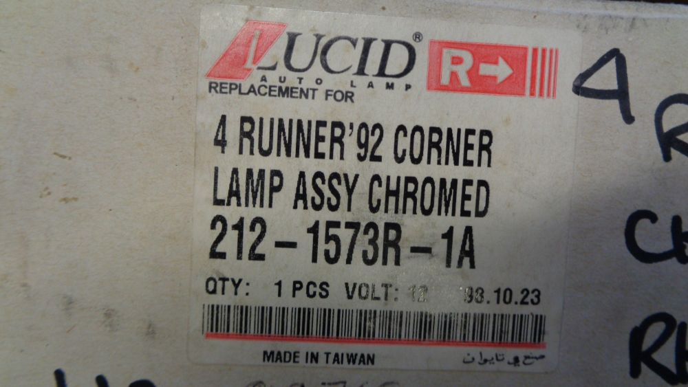 Lucid Right Hand Indicator Assy Suitable For Toyota 4 Runner New Part