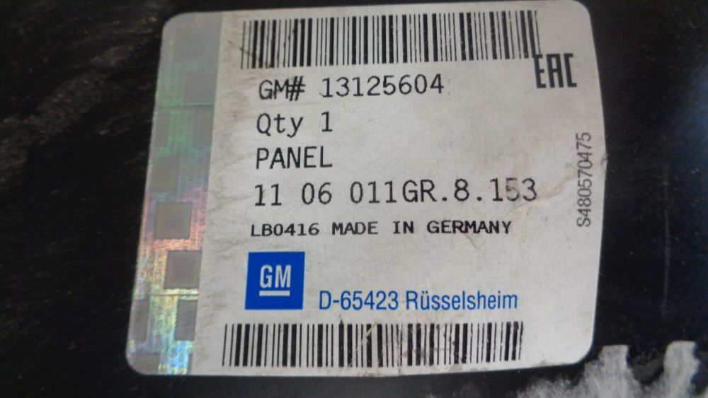 Holden AH Astra Genuine Left Hand Rear Splash Guard New Part