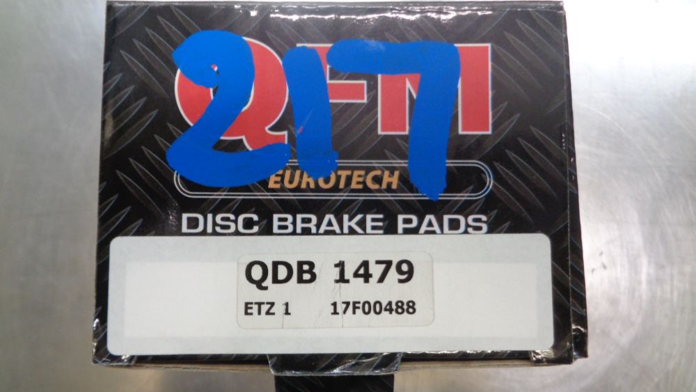 QFM Eurotech Ceramic Front Brake Pad Set Suits Jaguar X-Type New Part