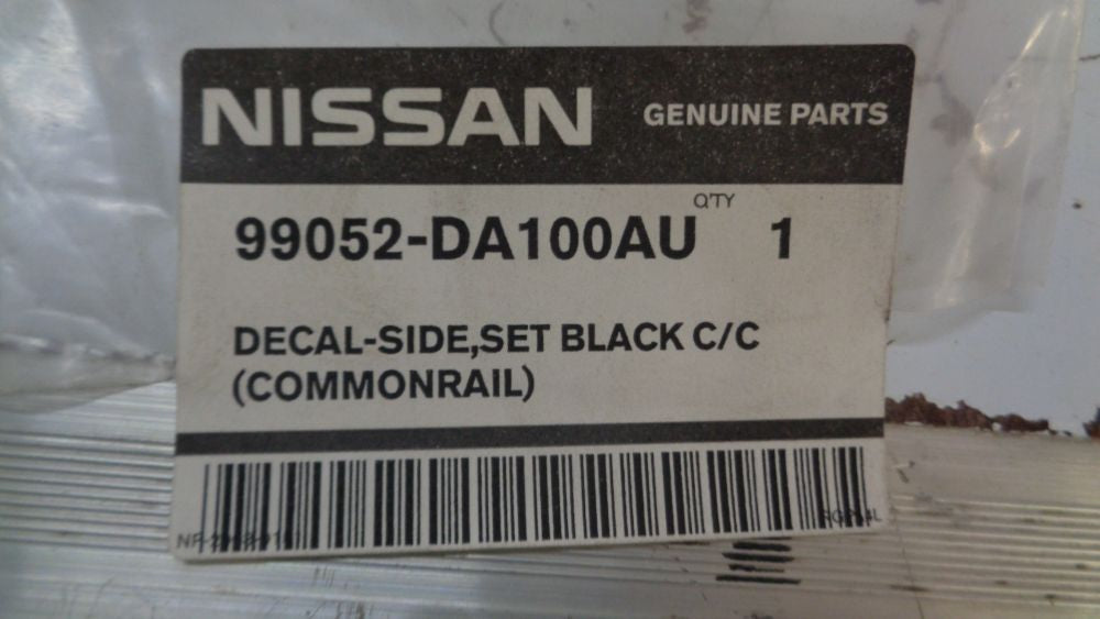 Nissan Patrol GU Y61 Genuine Common Rail Decal Pair) New Part