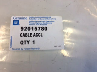 Holden Camira Genuine Throttle Cable 1.6L JB-JD - NEW PART