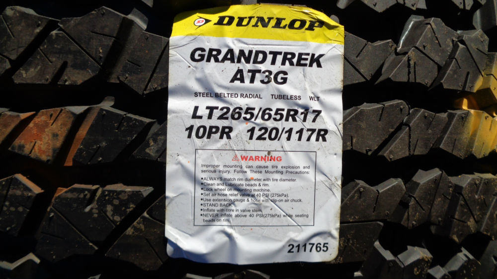DUNLOP GRANDTREK AT3G 265/65R17 120/117R
