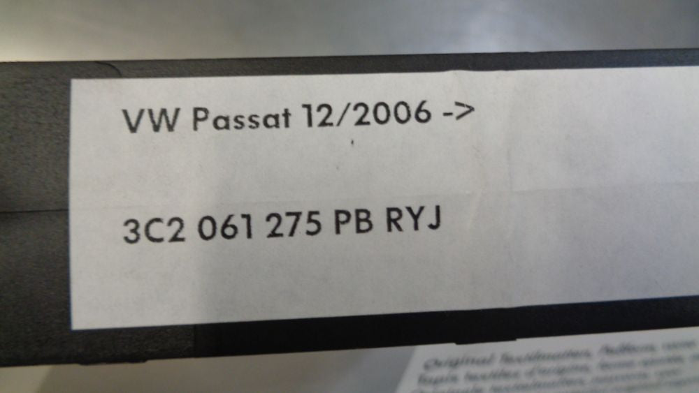 VW Passat B6-B7-CC Genuine Front Luxury Carpet Mat Set New Part