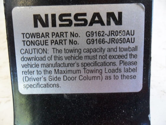 Nissan Navara D40T Genuine Tow Tongue New Part
