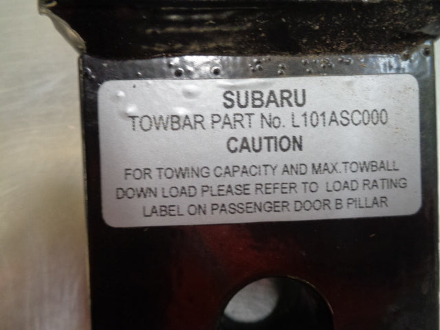 Subaru Forester Genuine Tow Bar Tongue New Part