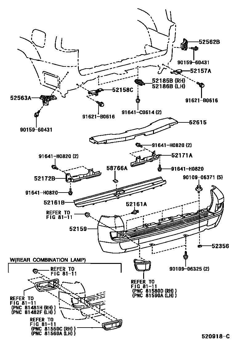 Toyota Landcruiser Prado Genuine Left Hand Rear Bumper Bar Support Bracket New Part