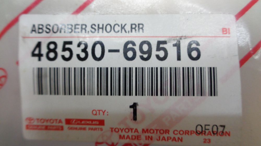 Toyota Prado 150 Series Genuine Rear Shock Absorber New Part