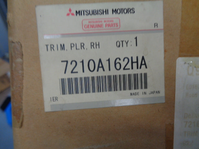 Mitsubishi Lancer Genuine Right Hand Pillar Trim New Part