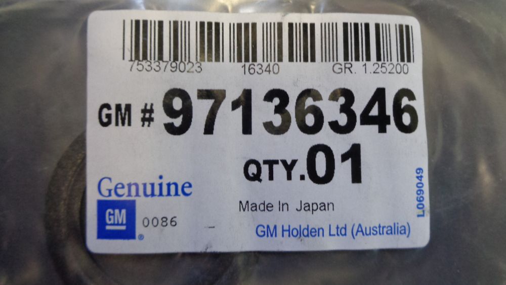Holden Jackaroo Genuine Gasket Water Manifold to Cylinder Head New Part
