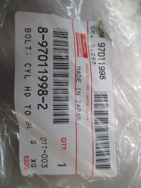 Holden Jackaroo Genuine Cylinder Head Bolt M11 x 155 New Part