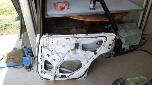 Used Drivers Rear Door Shell Suitable for Toyota Corolla Sedan VGC