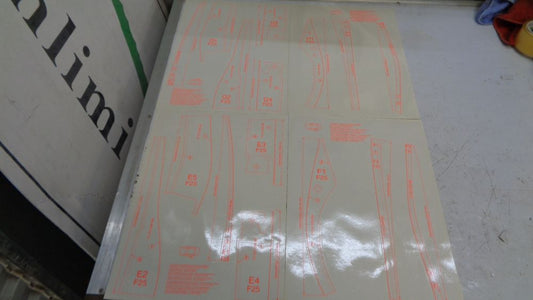 BMW X3 GENUINE L&R REAR DOOR WEATHERSTRIP TEMPLATE SET NEW PART