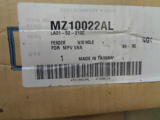 Tong Yang Left Hand Front Guard Suits Mazda MPV New Part.