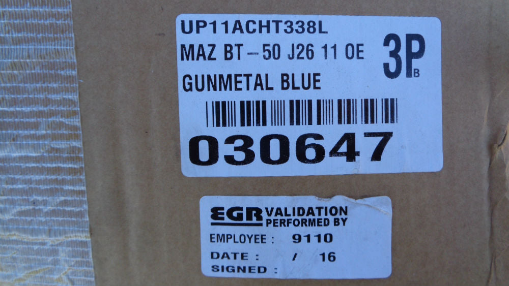 Mazda BT-50 Dual Cab Genuine (Gunmetal Blue) 3 Piece Hard Lid New Part