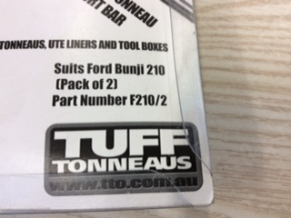 Tuff tonneau bunji x2 kit Suitable for Ford Falcon ute new part