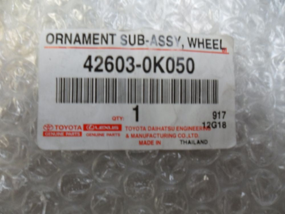 Toyota Hilux Genuine Wheel Hub Ornament New Part