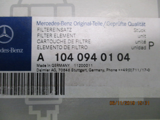 Mercedes Benz C Class Genuine Air Filter New Part