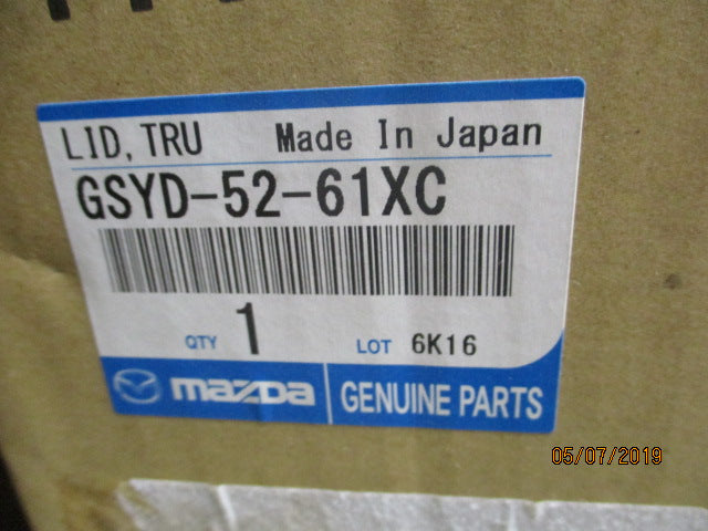 Mazda 6 GH Genuine Boot Lid Assy New Part